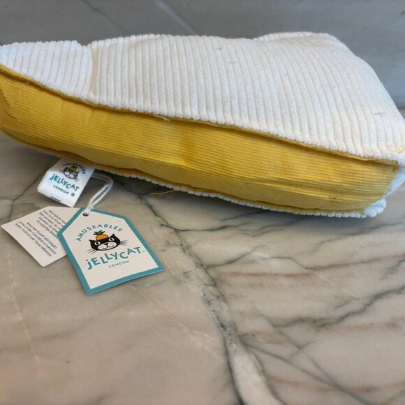 Jellycat Brie Cheese Amuseables NEW! FAST SHIP Jellycat Cheese - Picture 2 of 2